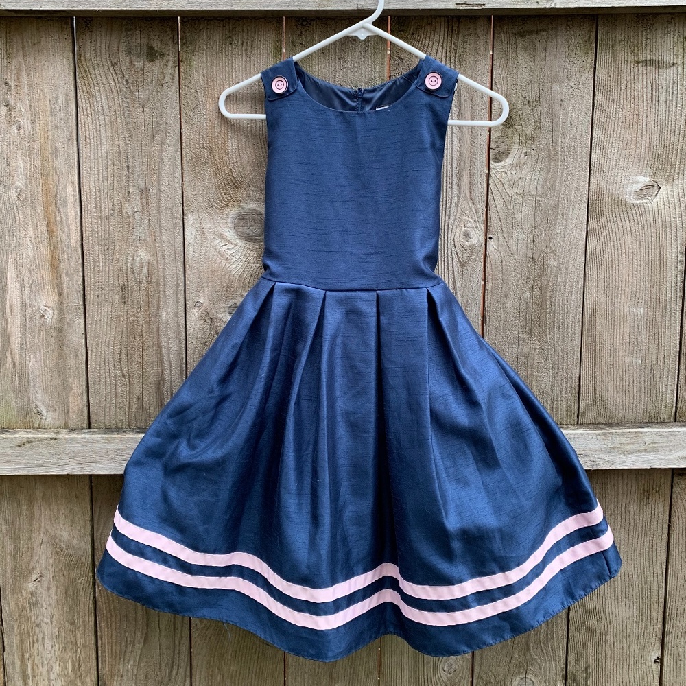 Little Miss Navy Party Dress